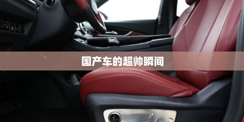 国产车的超帅瞬间 国产车的超帅瞬间