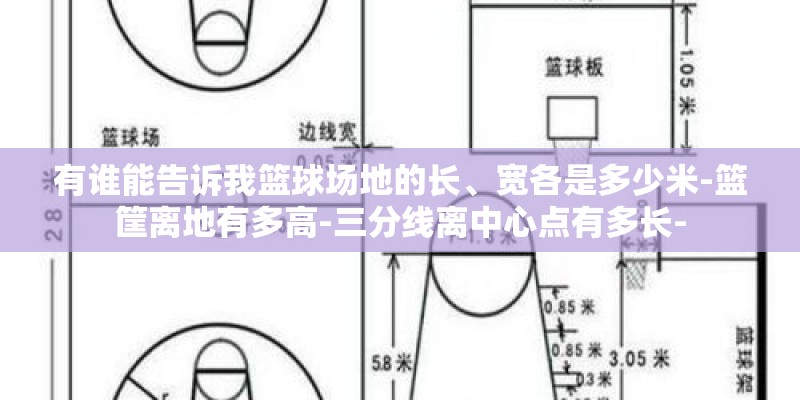 有谁能告诉我篮球场地的长、宽各是多少米-篮筐离地有多高-三分线离中心点有多长- 有谁能告诉我篮球场地的长、宽各是多少米-篮筐离地有多高-三分线离中心点有多长-