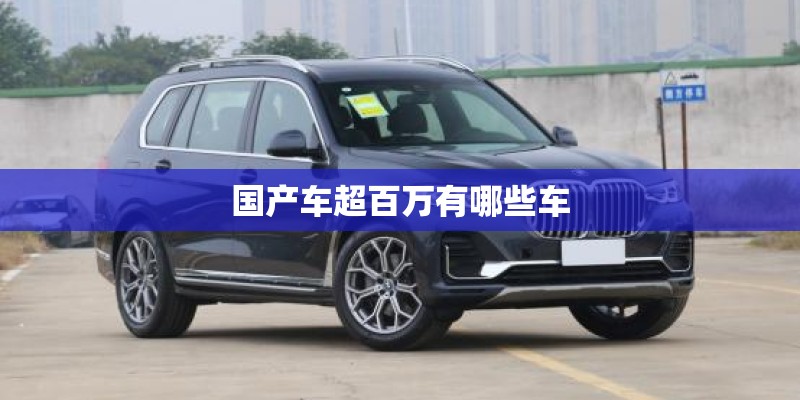 国产车超百万有哪些车 国产车超百万有哪些车