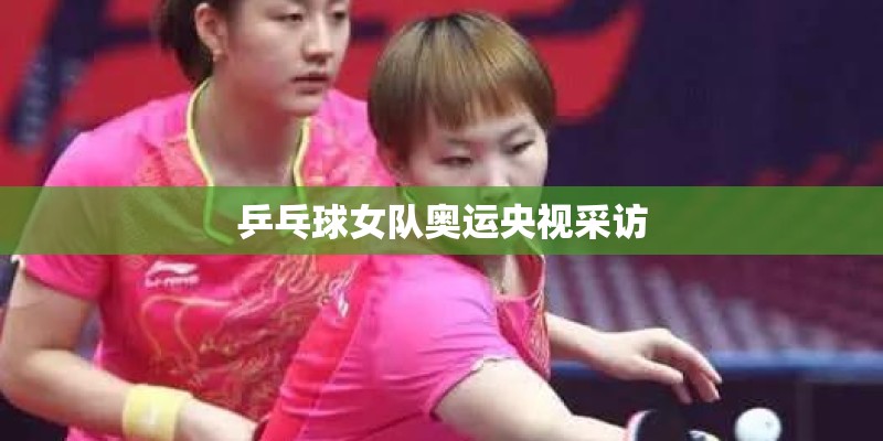乒乓球女队奥运央视采访