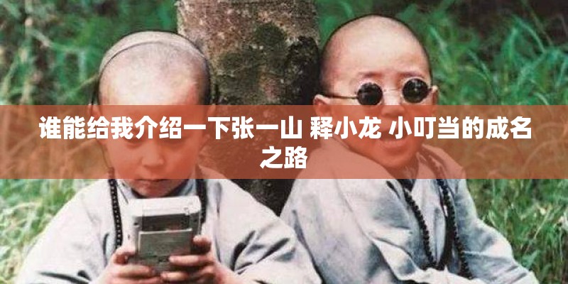谁能给我介绍一下张一山 释小龙 小叮当的成名之路 谁能给我介绍一下张一山 释小龙 小叮当的成名之路