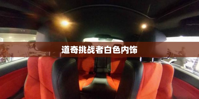 道奇挑战者白色内饰 道奇挑战者白色内饰