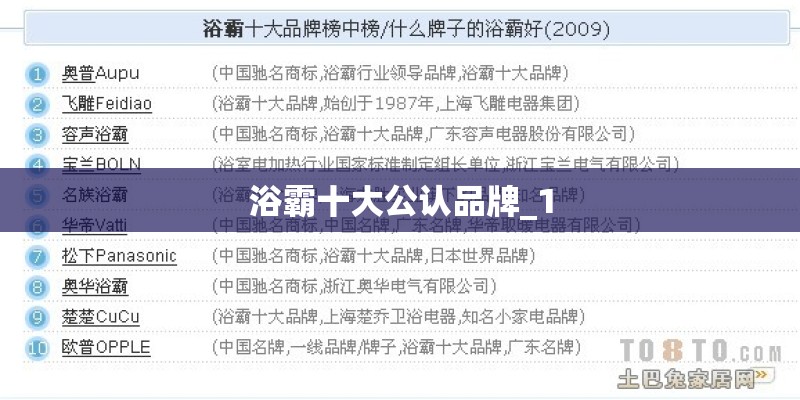浴霸十大公认品牌_1 浴霸十大公认品牌_1